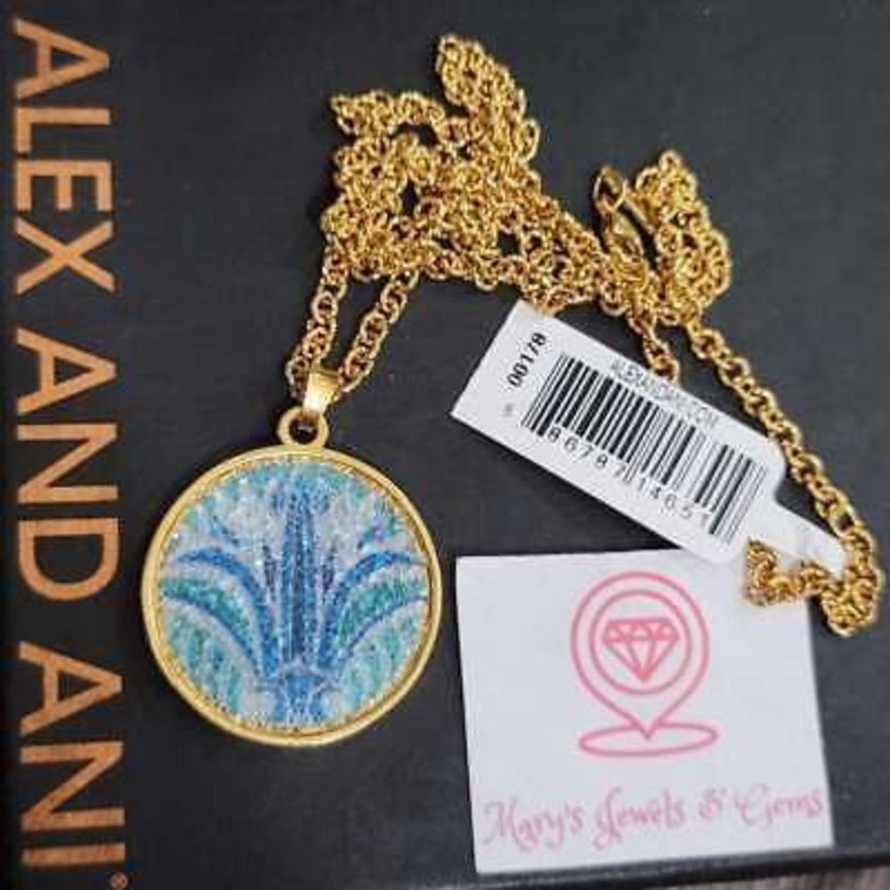 Alex and Ani Lotus Gold Necklace